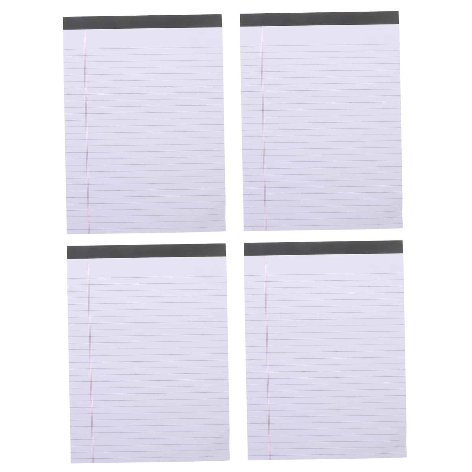 Notebook A4 a Righe Carta Spessa, Blocchetti Appunti da 4 Pezzi per Ufficio e Organizzazione senza Data