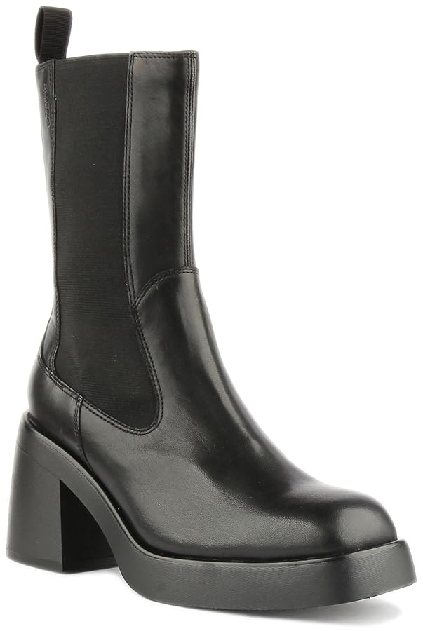 ショートブーツ・ブーティ Boxcar Boots in Black/Silver Leather Amazon.com | Vagabond Shoemakers Brooke Leather Chelsea