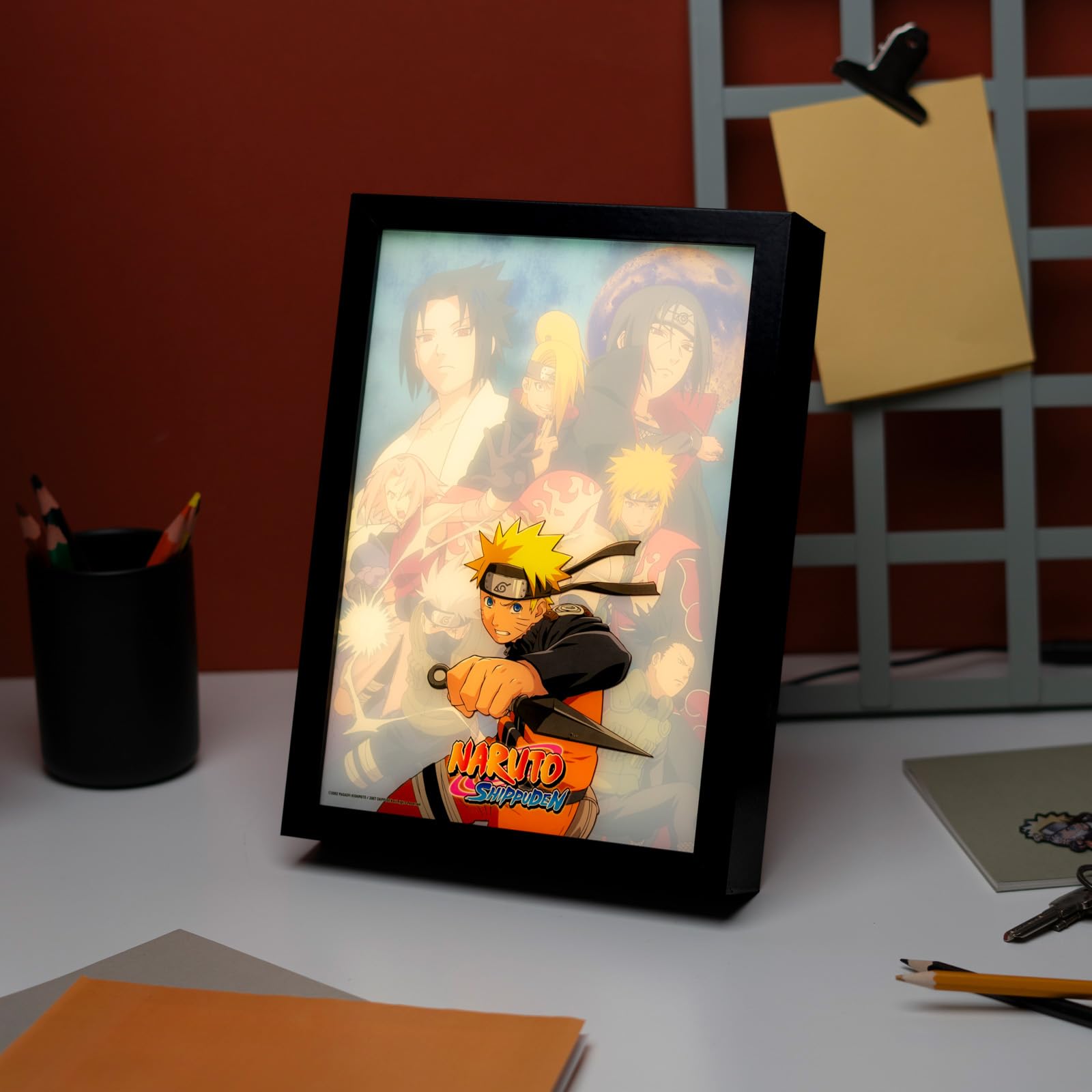 Grupo Erik Mood Light Framed Prints - Naruto Manga Gifts, Multicolour, 20 x 28 x 5 cm - Image 2