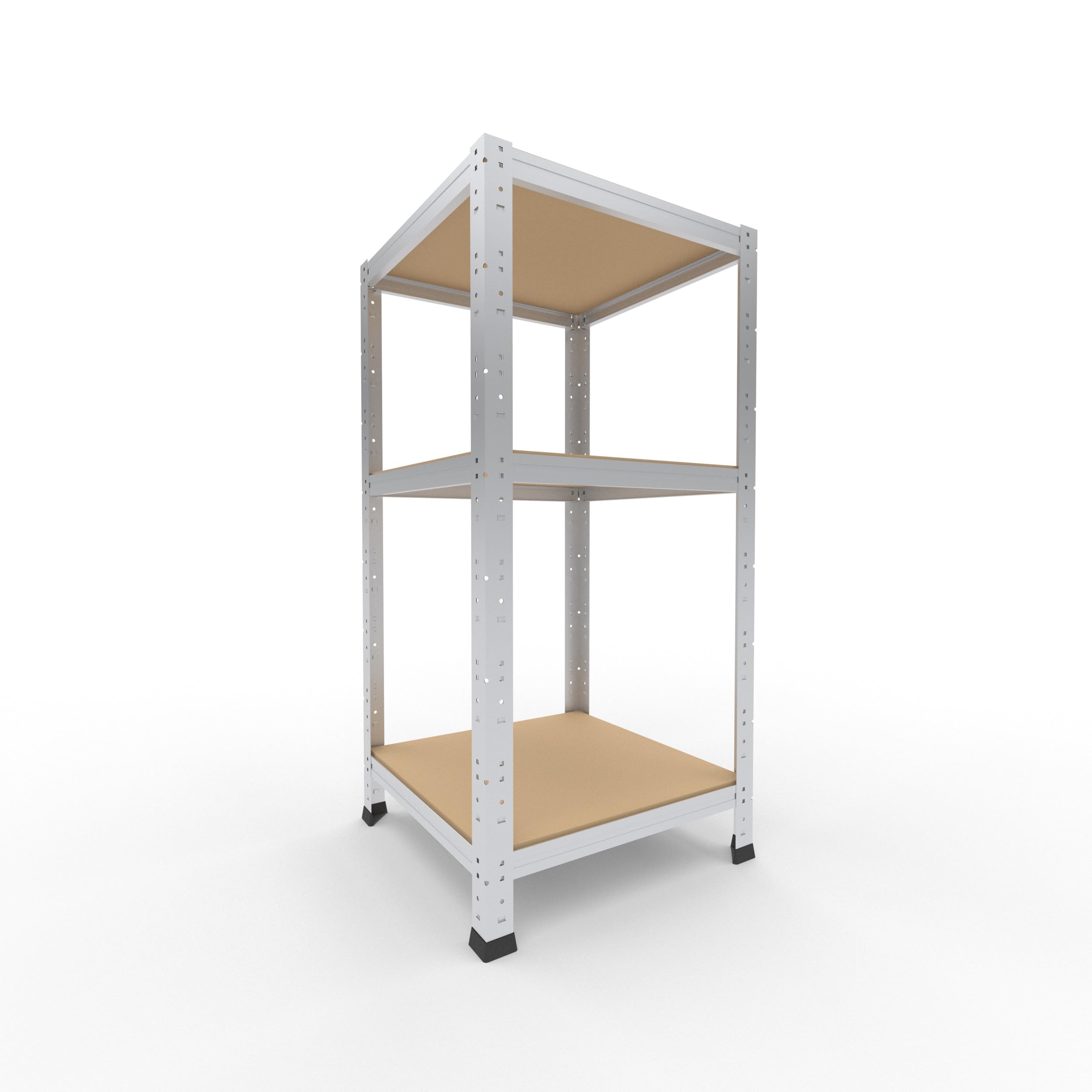 shelfplaza Home 100x50x50 cm Estantería Pesada en galvanizada con 3 baldas y 175 kg de Capacidad de Carga por balda