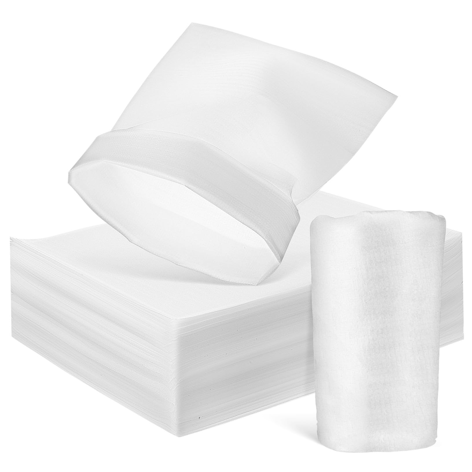 DOITOOL 100 Pezzi Sacchetti di Schiuma Pe Bianco, Buste Imbottite Protettive Multiuso per Ceramiche e Vetro, per Imballaggi e Traslochi Grande Capacità 30x40 Cm