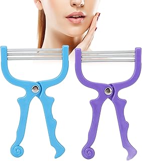 Removedor de pelos faciais, dispositivo de mola eficaz para depilação facial, ferramenta de beleza, depilador de rosto durável, ferramenta portátil para depilação e remoção de pelos para mulheres
