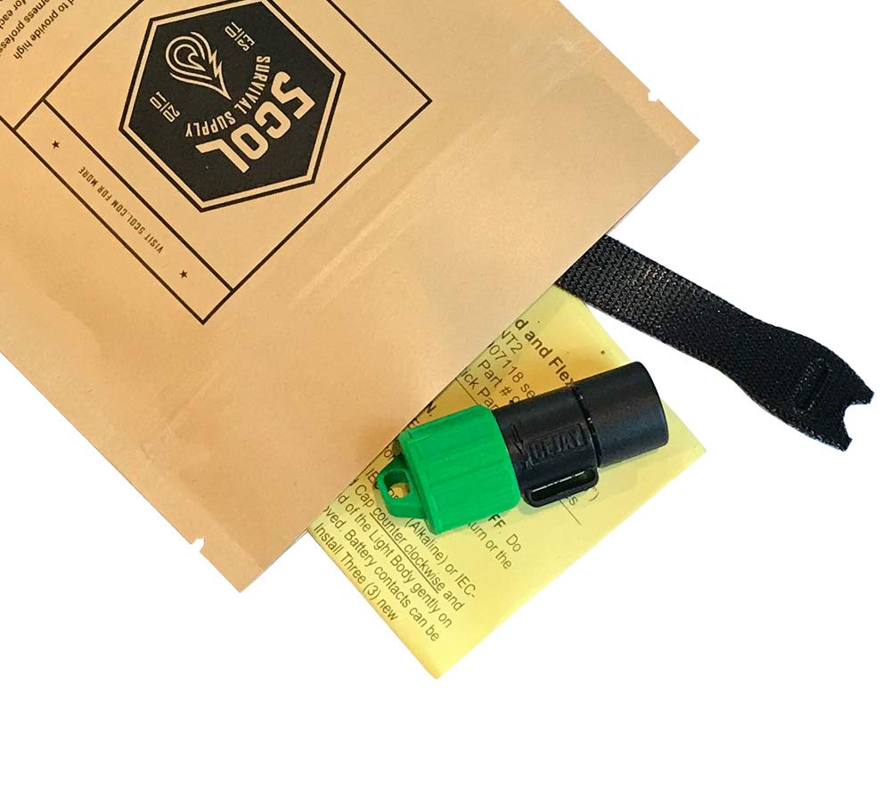 5col Survival Supply Mk10 LED Finger Light (Green)