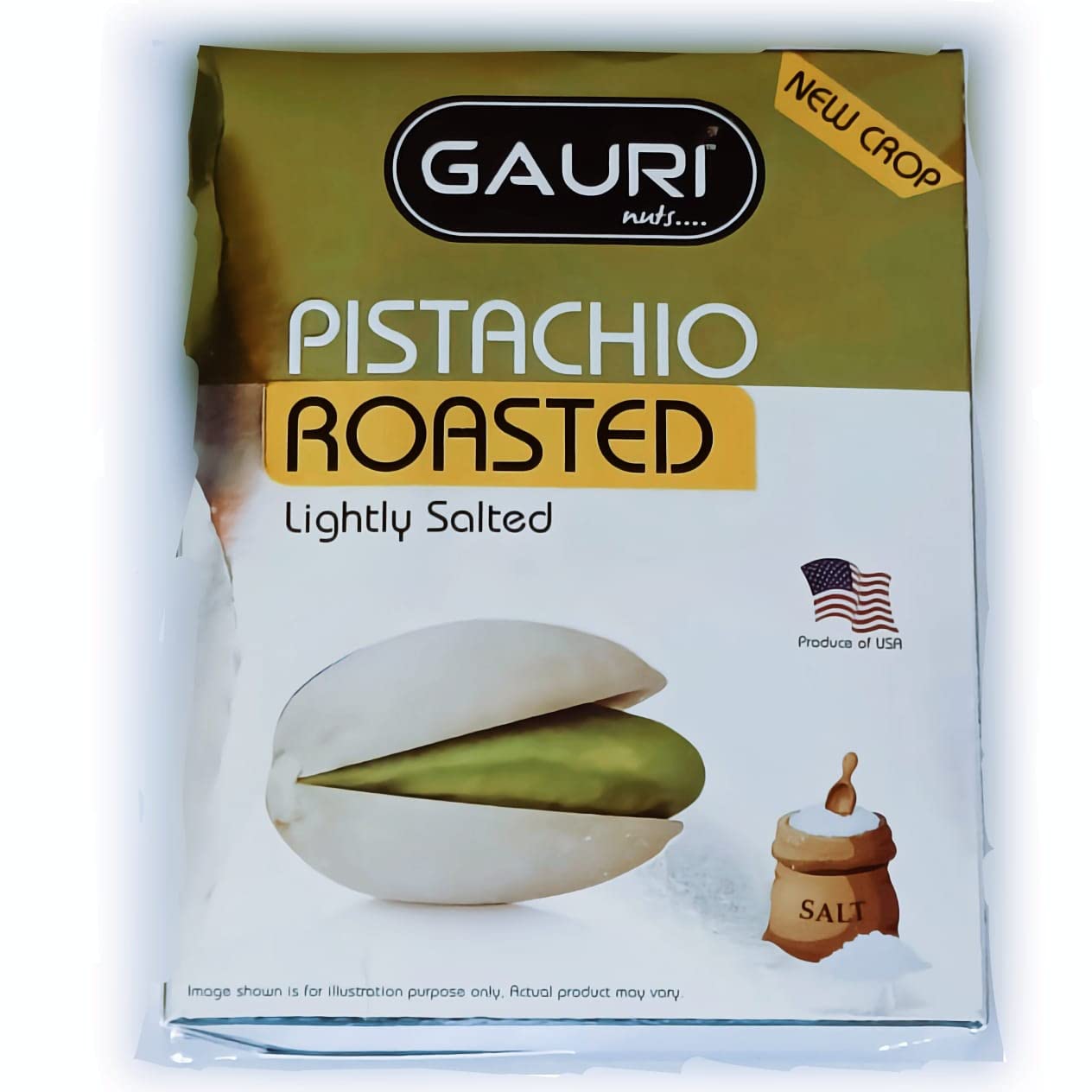 Gauri Pistachio California Roasted & Salted 250 gm Pista Dry Fruit