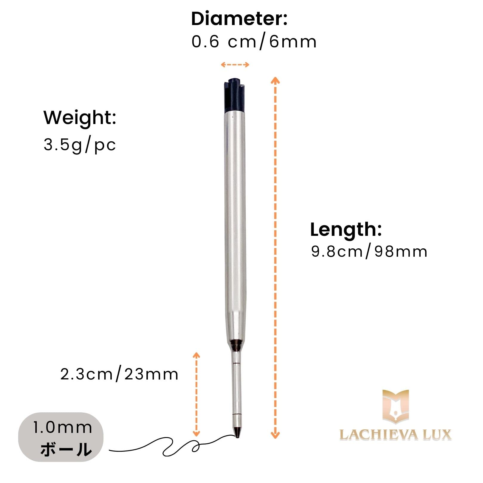 【数量限定】ボールペン替芯 （ 1.0mm/油性 ）【 互換 PARKER ボー Amazon | ボールペン替芯 （ 1.0mm/油性 ）【 互換 PARKER ボールペン