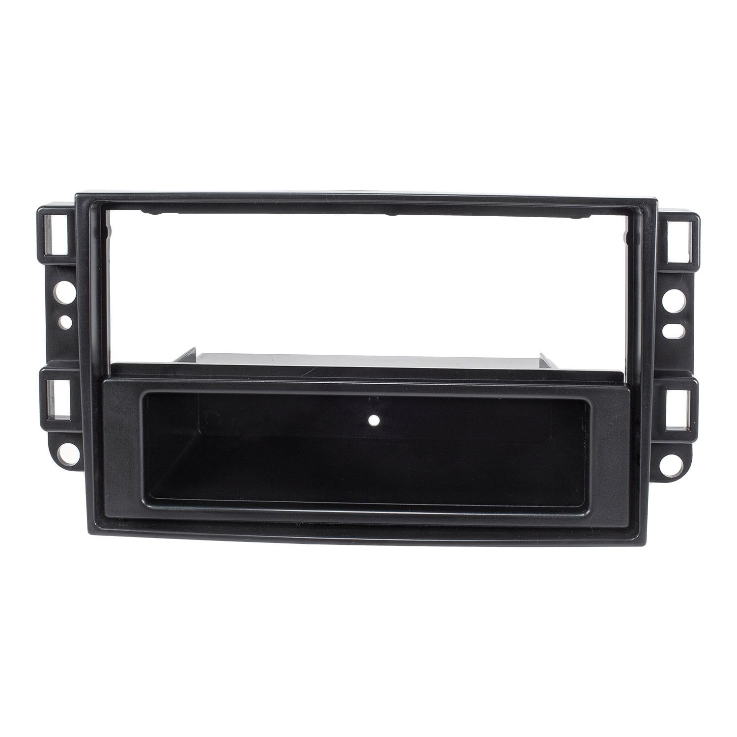 tomzz Audio 2406-004 Radio Panel Conjunto Compatible con Chevrolet Aveo Epica Captiva año 2006-2011 Negro con Adaptador de Radio ISO Adaptador de Antena DIN ISO