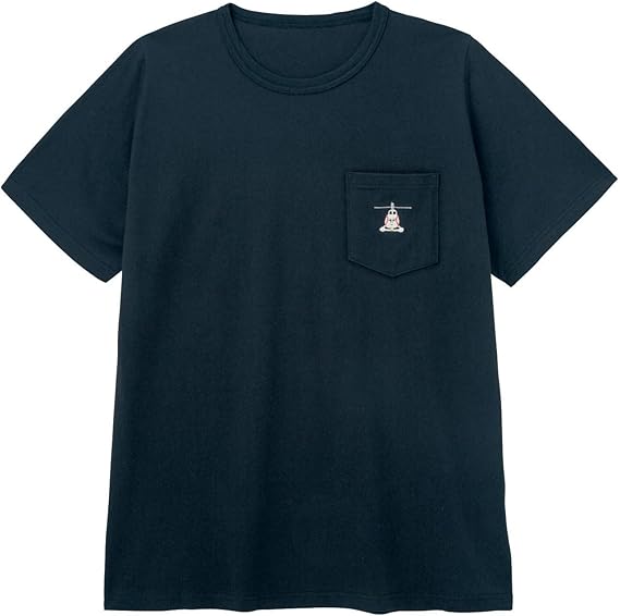 Amazon ベルメゾン 大人ポケットｔシャツ きかんしゃトーマス ブラック Tシャツ カットソー 通販