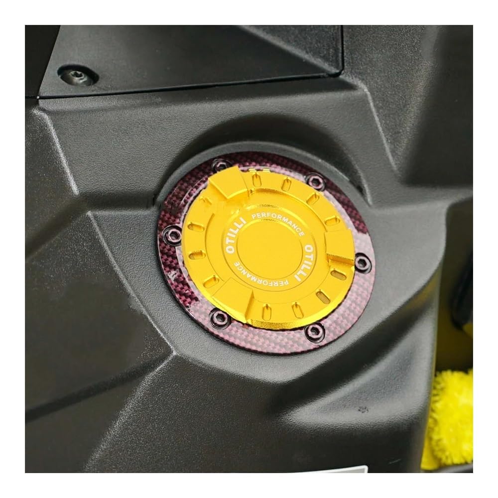 Tappo Olio Serbatoio Benzina Per Ya&m Force 2.0 AUGUR SMAX BWS Sgancio Rapido Keyless Coperchio Del Serbatoio Del Gas Accessori Moto Tappo Del Serbatoio Del Carburante(B - Titanium)