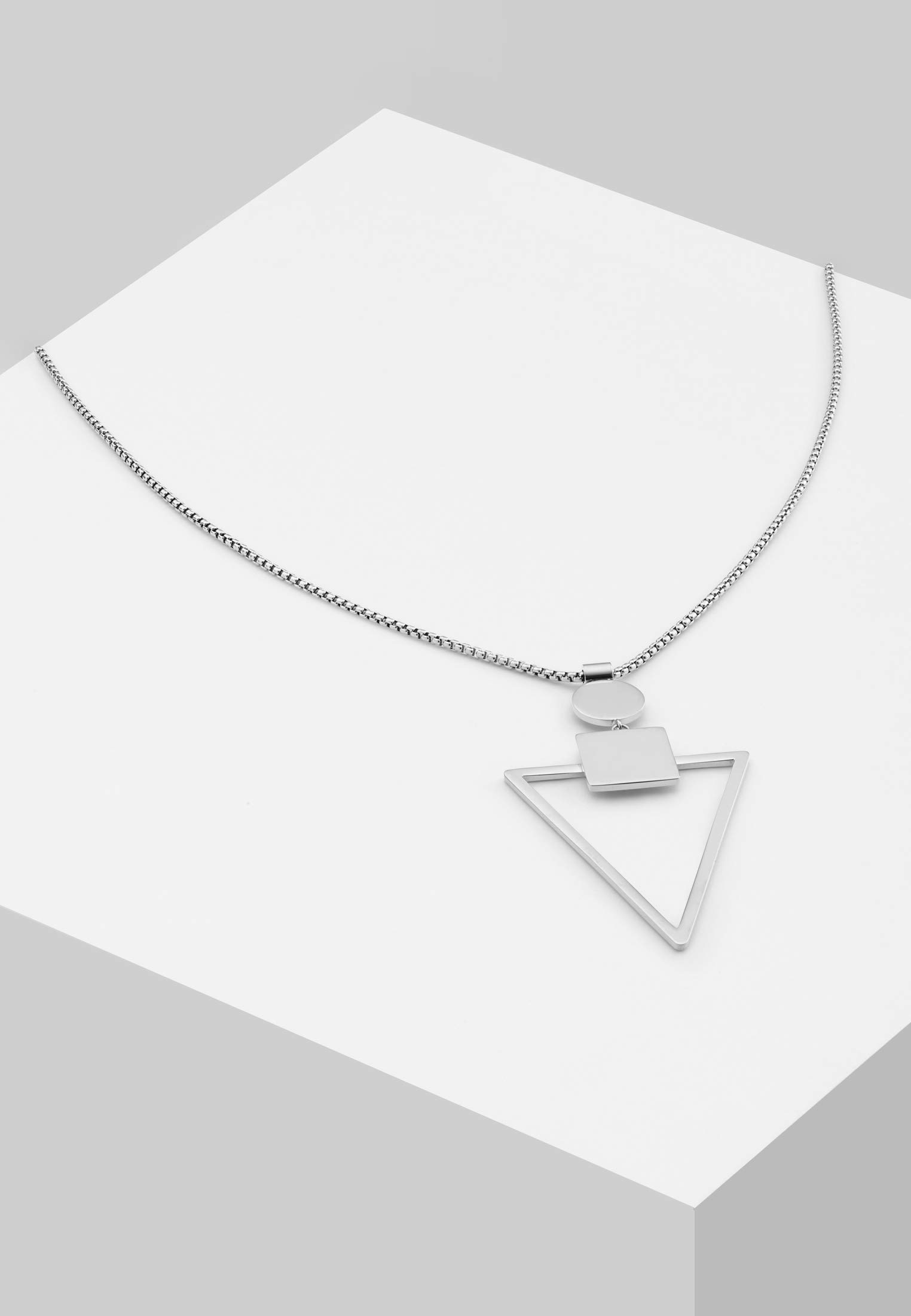 LIEBESKIND BERLIN Damen-Ketten mit Anhänger & Anhänger Edelstahl LJ-0283-N-80, silber