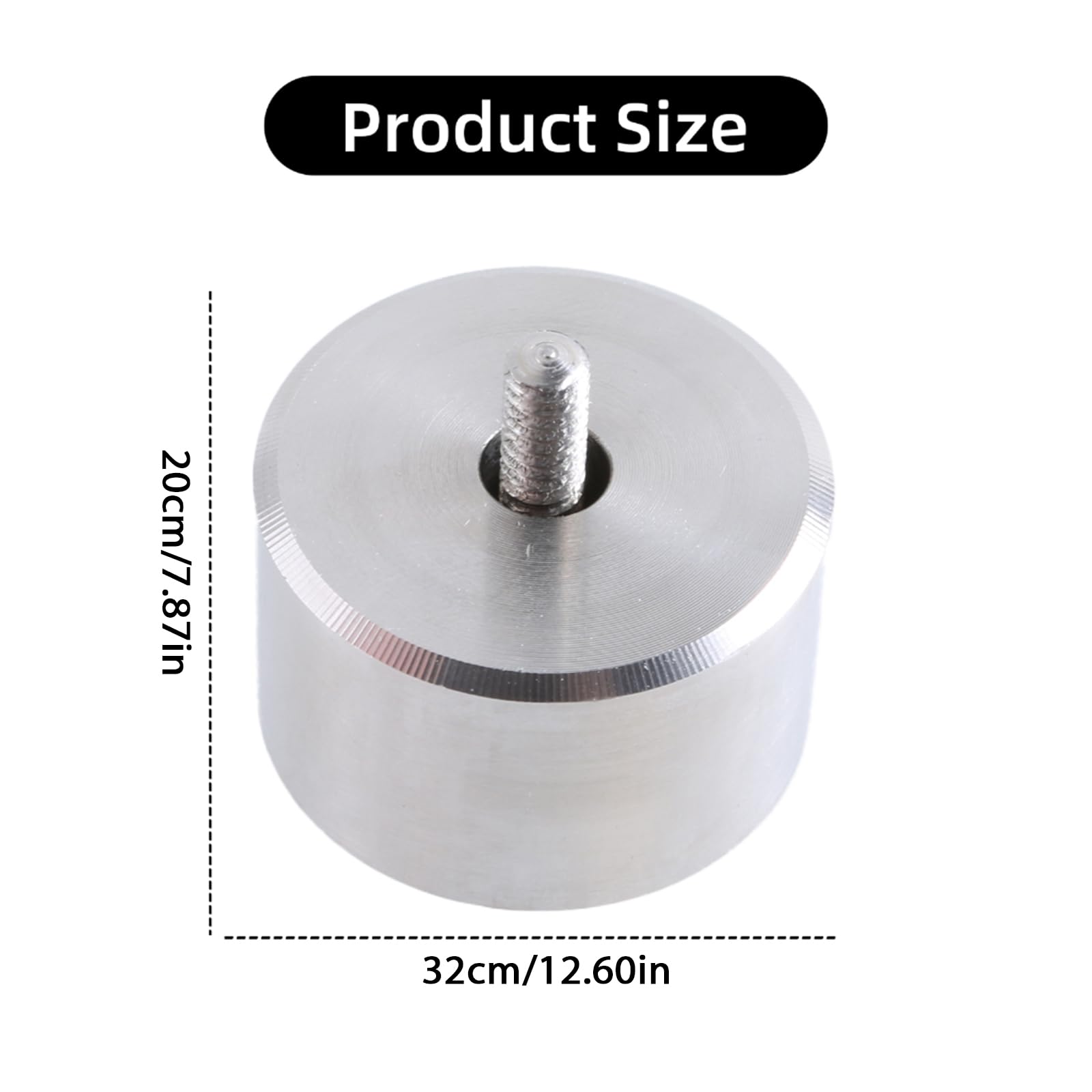 Morsetto di stabilizzazione del peso per giradischi, in acciaio inox, contrappesi di ricambio per giradischi 3009 Serie II