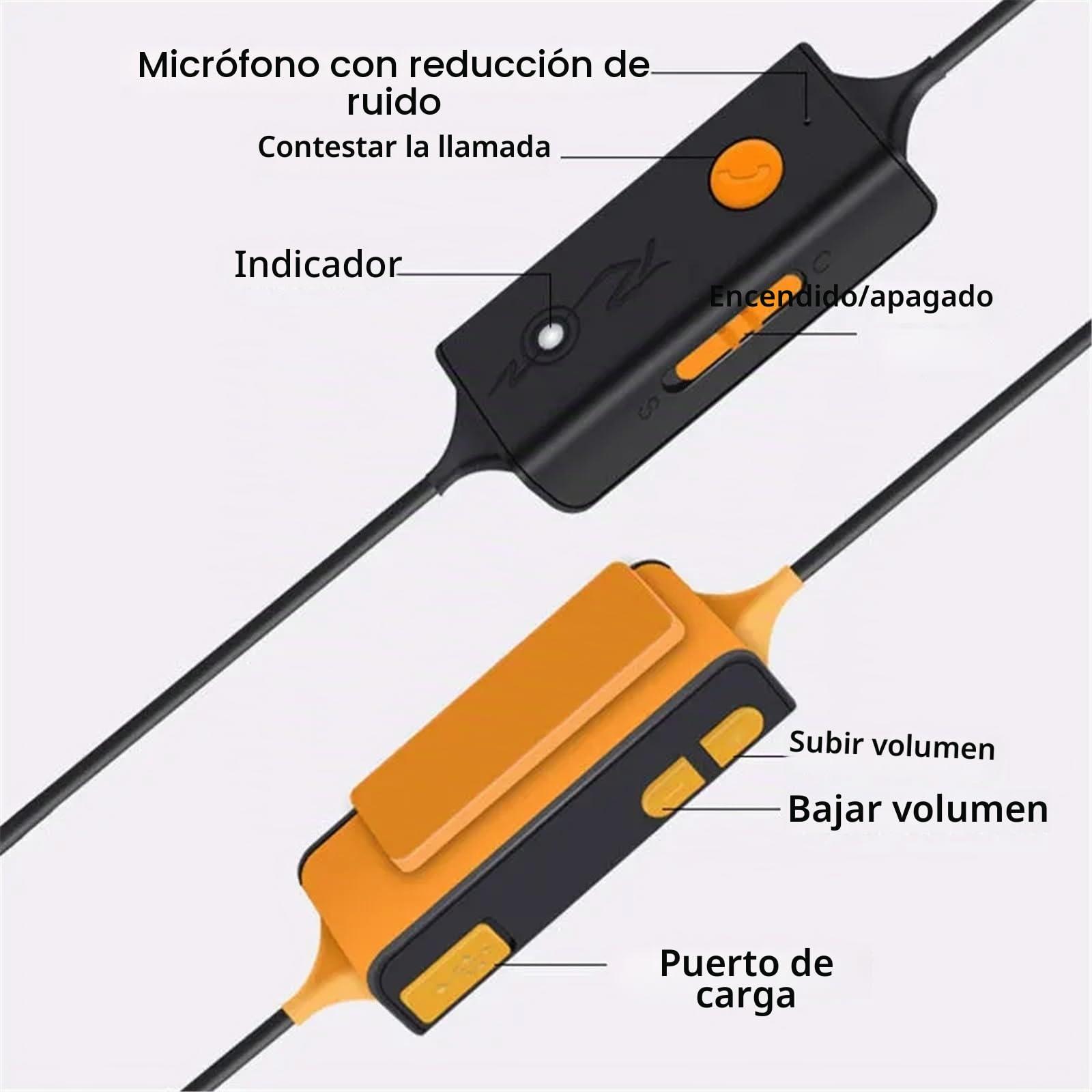 Auriculares de conducción ósea IP8, resistente al sudor, micrófono integrado, reducción del ruido, adecuados para correr y deportes