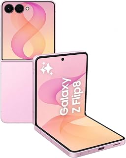 Samsung Galaxy Z Flip8 256GB|ピンク|Galaxy AI対応|SIMフリースマホ 本体 端末 | Samsung純正 国内正規品|FeliCa対応|6.9インチ|軽量188g|IP48防水防塵|FHD+|バッテリー 4,300mAh|Android|SM-F776QLIASJP