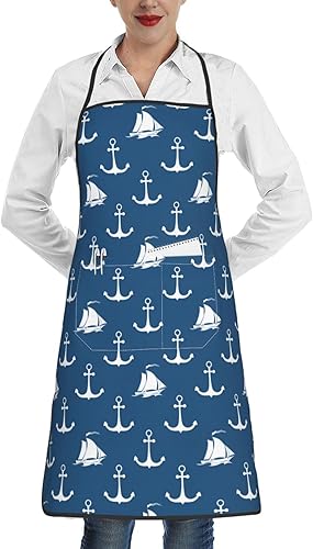 Delantal divertido para mujer con bolsillo, delantales para mujer, delantal lindo para cocinar, delantal de camarera delantales de cocina para mujer