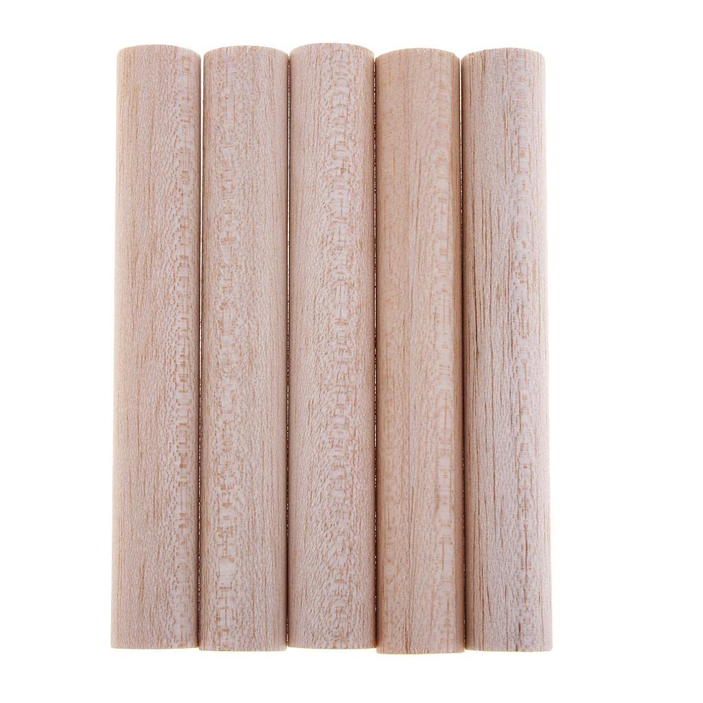 20mm Round Balsa Wood Sticks Unfinished Woodcraft Stick Dowel Rod 5 Pieces 140mm | Wooden Sticks-image-23