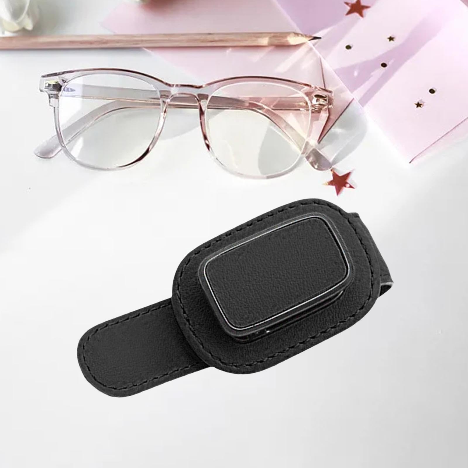 Soporte Para Gafas De Sol Para Coche - Pack De 2, Clip Para Visera, Organizador De Billetes Y Tarjetas