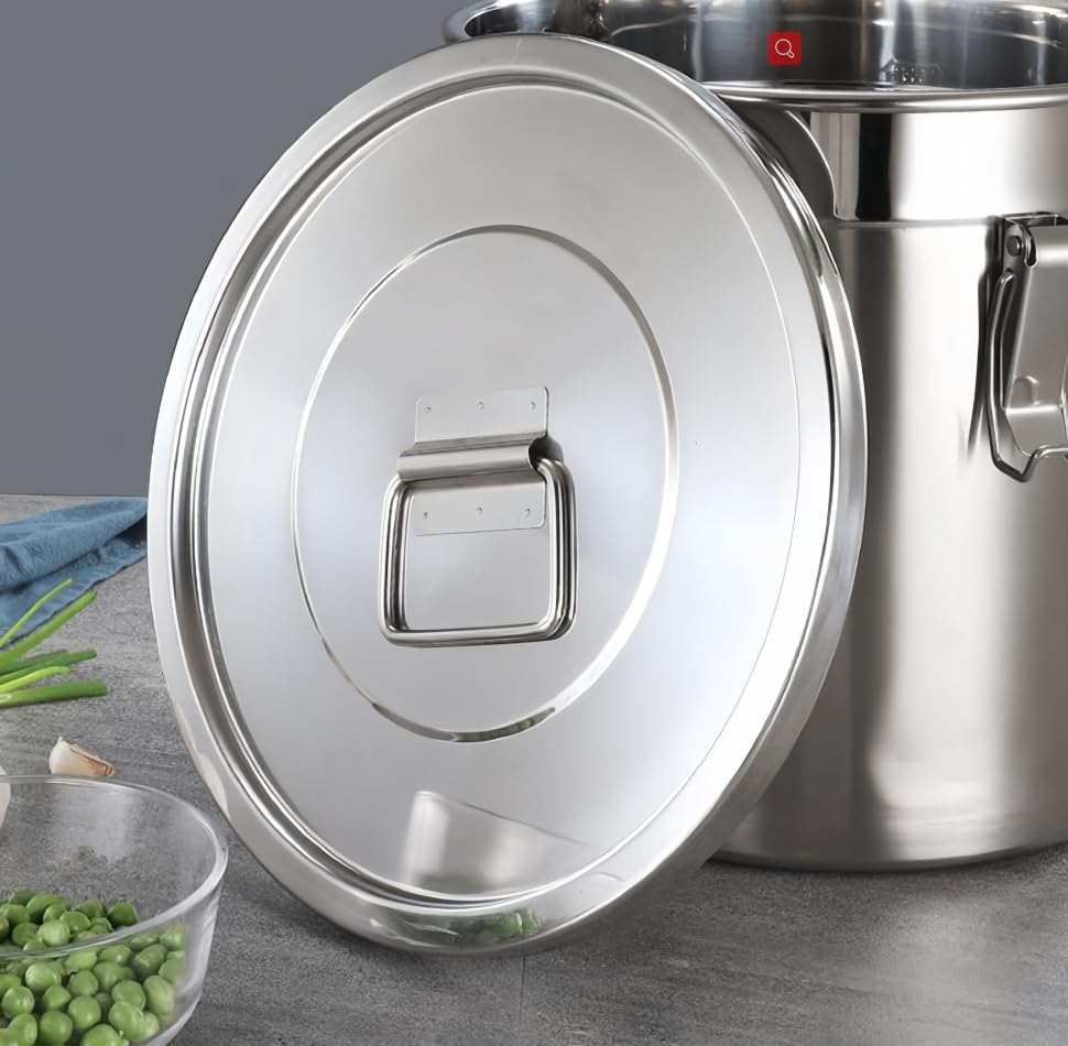 Amazon | 寸胴鍋 業務用12-30L ステンレス 蓋付き 両手 煮込み料理