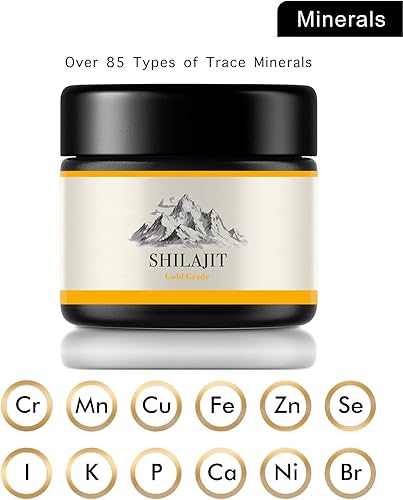 Miniatura 3 de Shilajit Suplemento de resina Shilajit orgánica del Himalaya pura  Glod grado A 100% orgánico puro Shilajit con más de 85 minerales traza y ácido