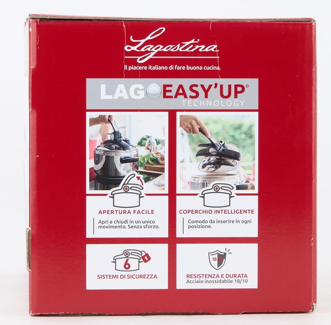 Lagostina Mia Pressure Cooker Lagoeasy'UP 5L N/A 12 61 94dlS2TL. AC SL1119