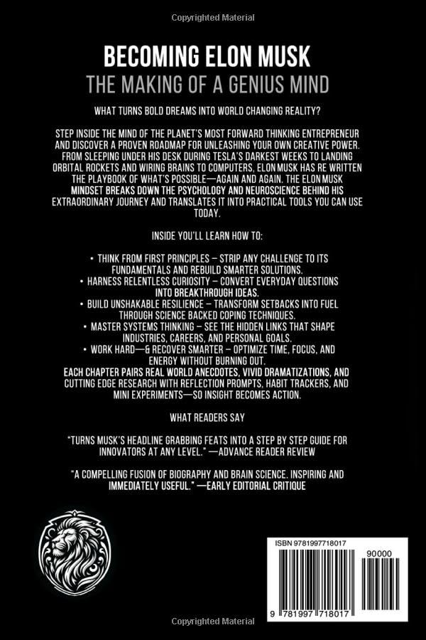 Becoming Elon Musk: The Making of a Genius Mind (Awaken Your Genious) image 2 of 2 1997718014