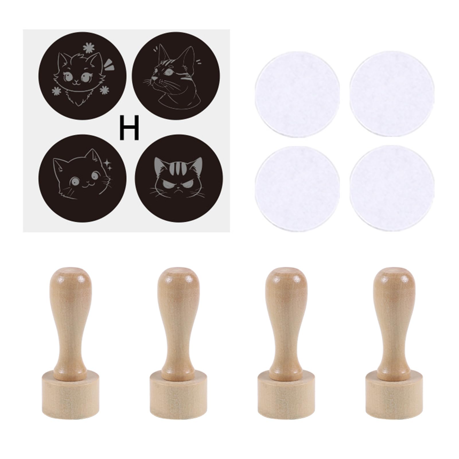 Wooden Stamps Collection with Wood Rubber Materials Great for Decorating Journals Invitations and Packaging Home Decoration Stamps