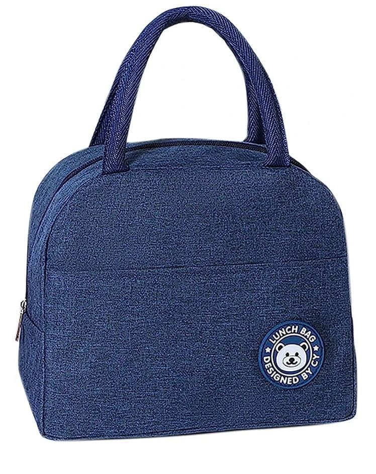 Neuf Mart Lunch Bag/Tiffin Box Meal Holder Storage Bag for Men Women Kids for School Office Insulated Thermal Blue Colour Tiffin Box Cover Pack of 1 (B0C4M2DJ5W) Amazon Price History, Amazon Price Tracker