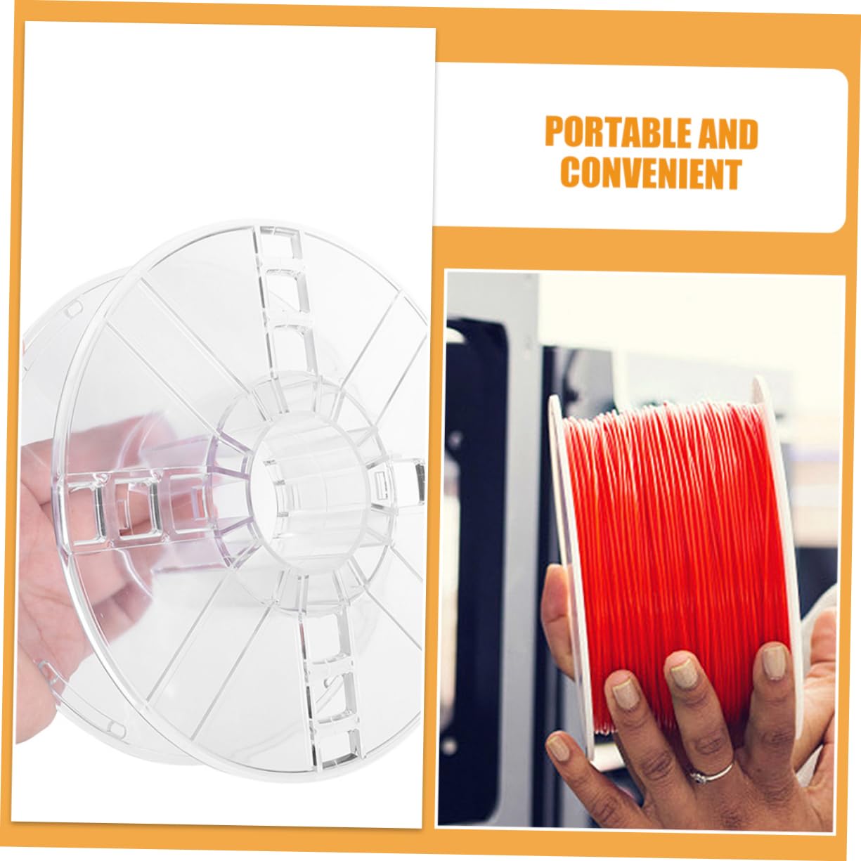 Mobestech Avvolgicavo Leggero in Ps per Cavi Elettrici e Funi, Bobina di Cavo Versatile 2 Pezzi per Organizzare e Conservare Fili