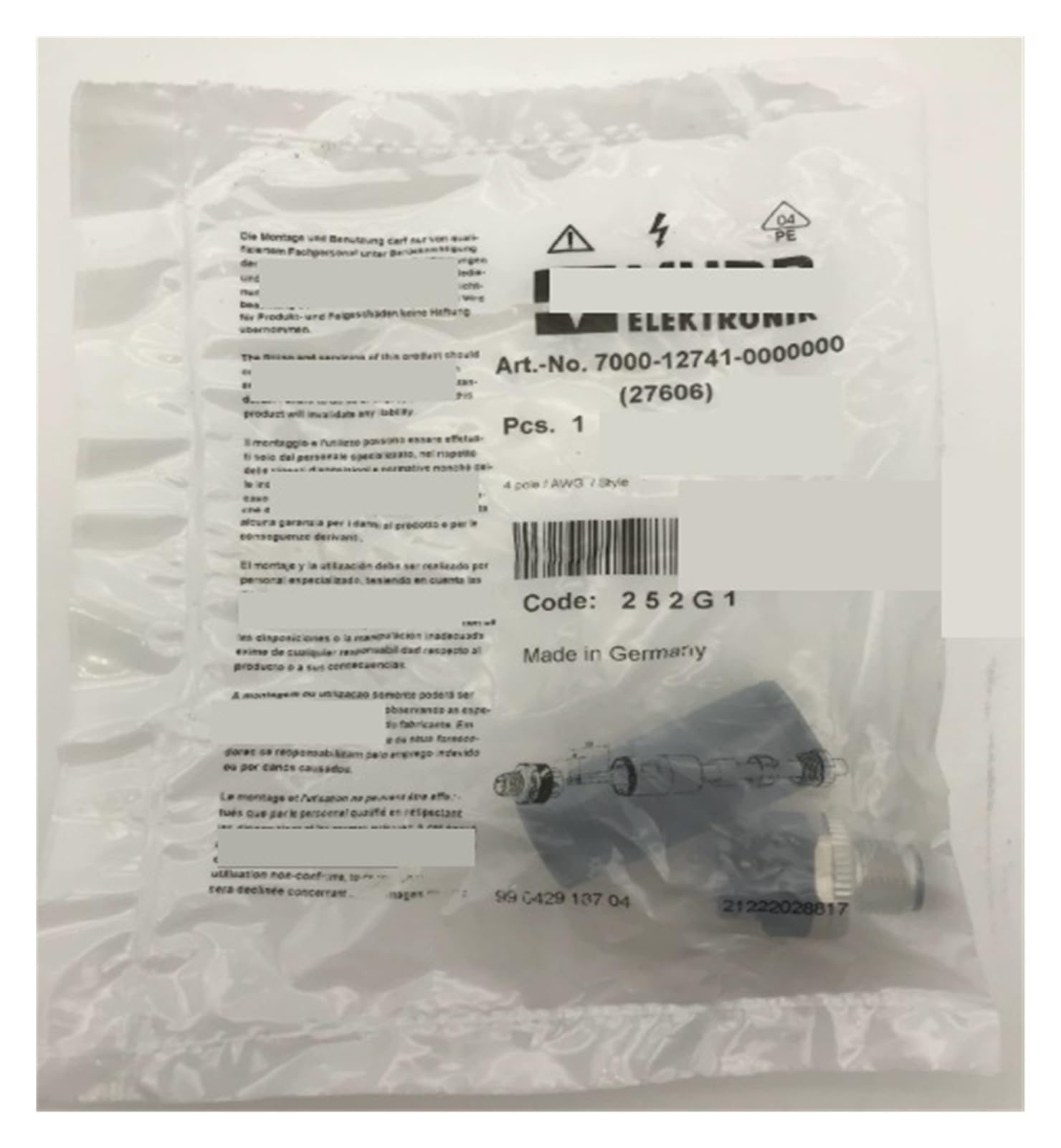 Connettore 7000-12741-0000000 Connettore industriale Originale