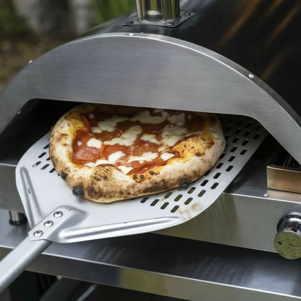Shally Dogan Forno per Pizza Vomero 16 a Gas 500°C Acciaio Inossidabile con Pietra in Cordierite Cottura su 3 Lati