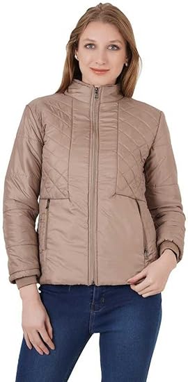 Mia Fashion Full Sleeve Textured Women Quilted Jacket