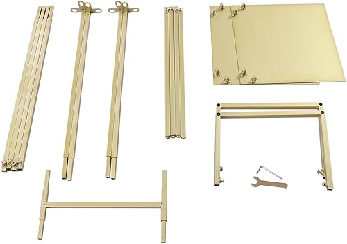 Miniatura 6 de Soporte de arco de boda de 3.9 x 3.3 pies con bases, soporte cuadrado de metal para arco de boda con bases, para decoración de bodas, fiestas,