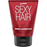 SexyHair Big Creme 2 Powder Play All Over Volumizer and Texturizer, 3.4 Oz | Up to 100% More Volume | Creme to Powder Formula | All Hair Types