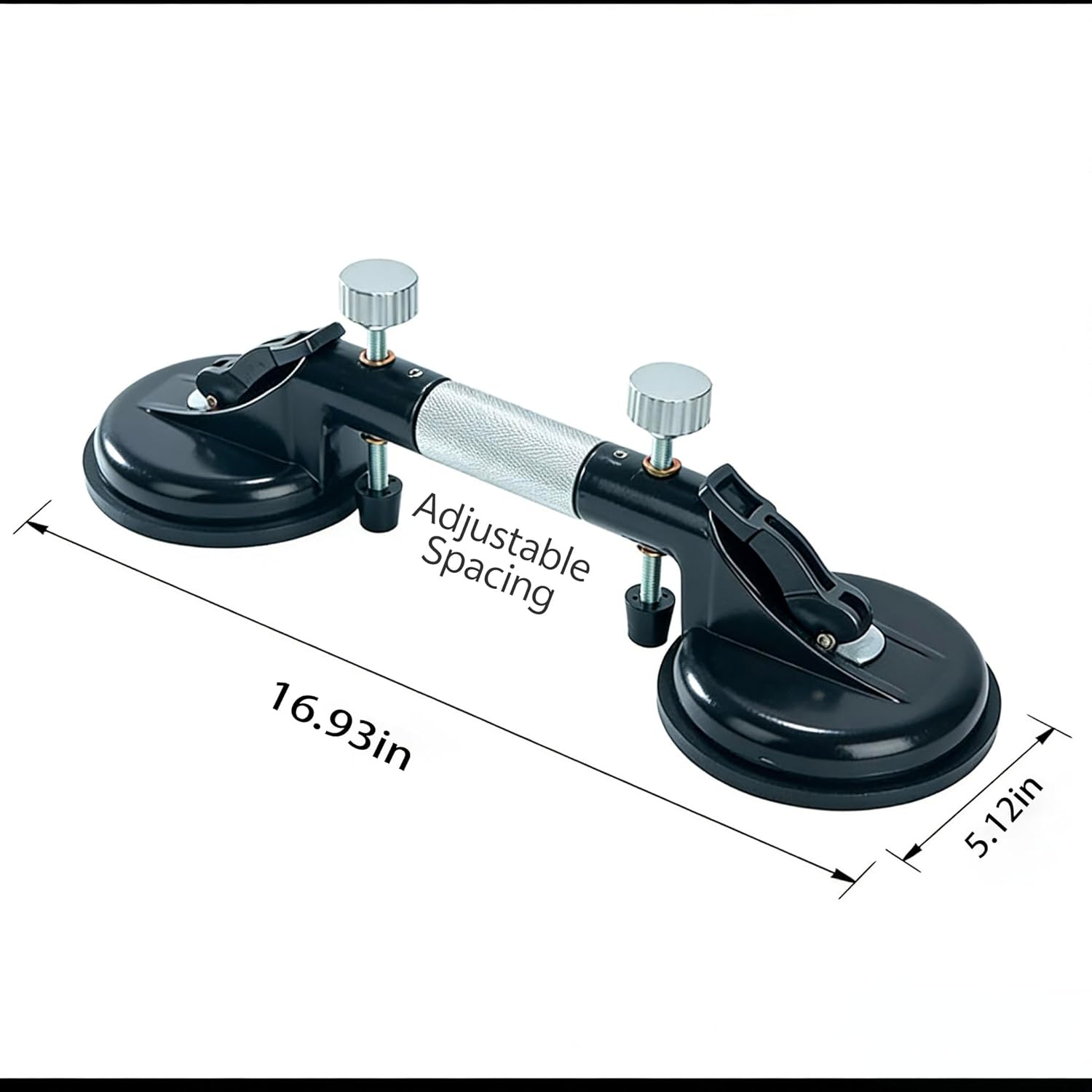 2PCS Professional Granite Seam Setter, Heavy-Duty Suction Cup Countertop Installation Tool for Stone Joining and Leveling, Seamless Seamer for Marble, Quartz, Slab, and Glass