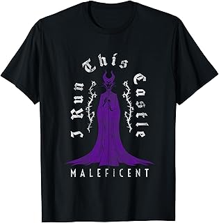 Disney Villains Mother's Day Maleficent Run This Castle Logo T-Shirt