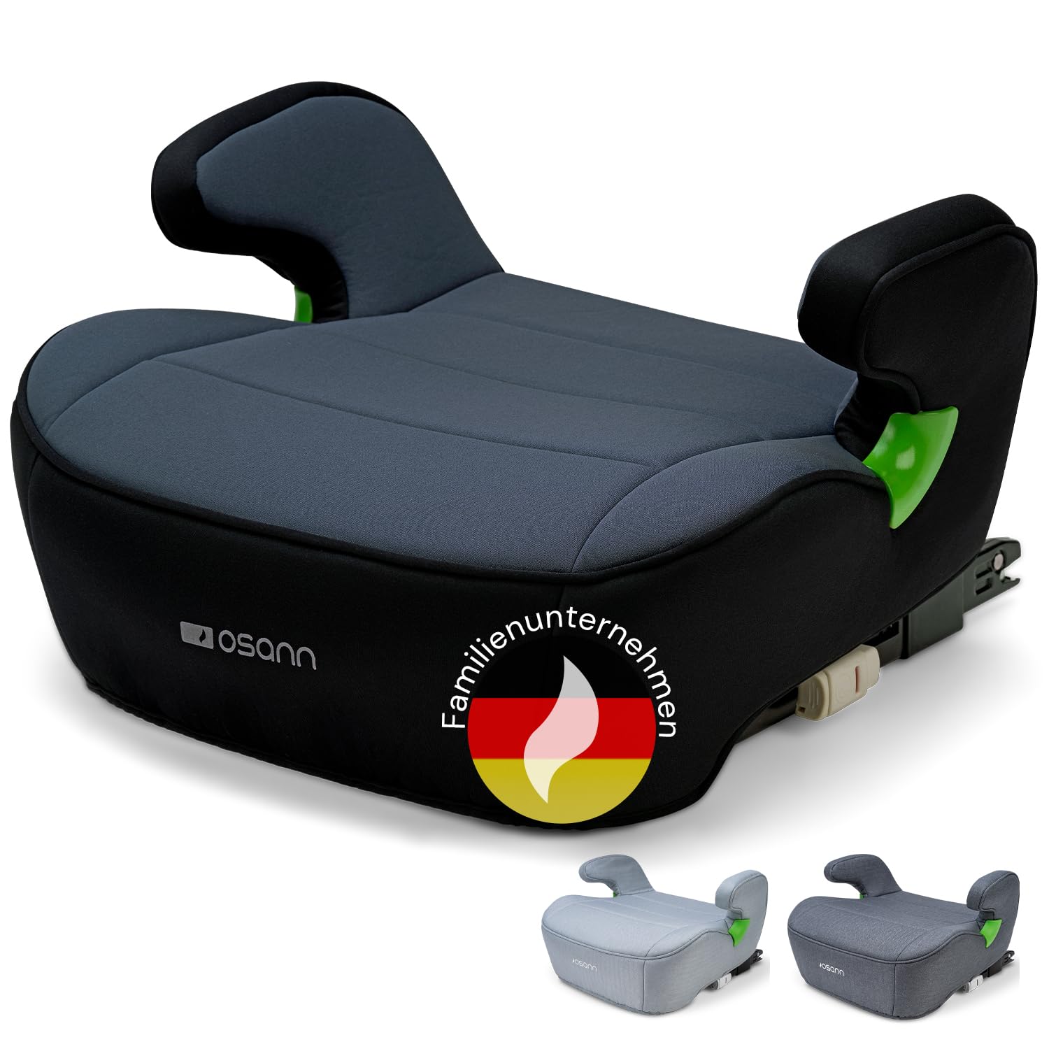 Osann Junior Isofix Sitzerhöhung mit Sitzschale (i-Size), Nero
