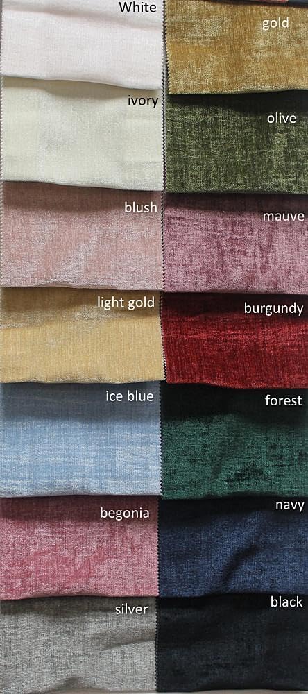 Mauve Chenille Soft Velvet Fabric Cut by The Yard, 118 Inch. in Width, Ideal Material for Upholstery Coaches and Chairs, Drapery, Pillows, Slipcovers, Tablecloths, Sewing, Arts & Crafts Etc