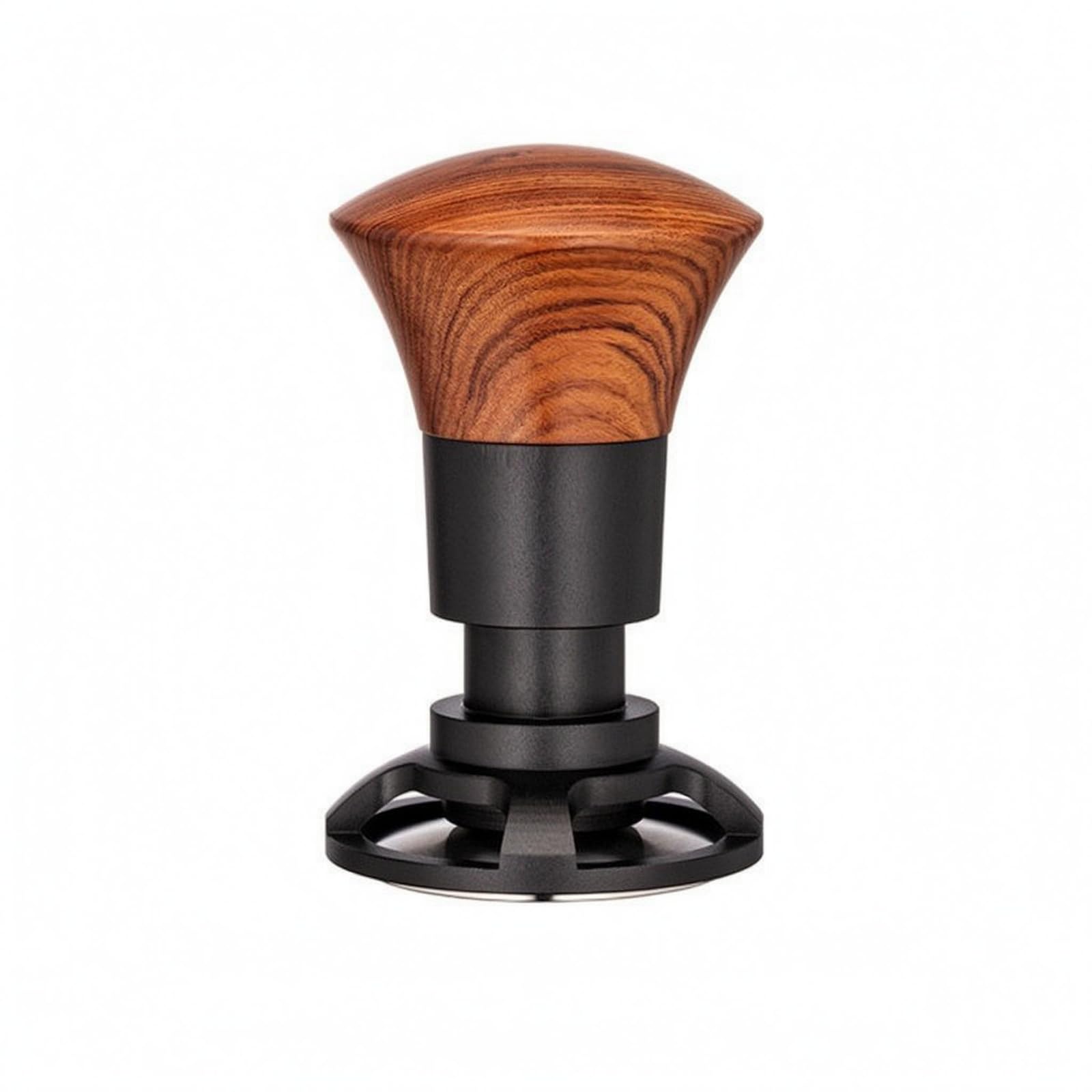 Gralara Tamper Resorte Base Plana Accesorio Experto en Café Presión Constante Herramienta Cafetera, 53mm