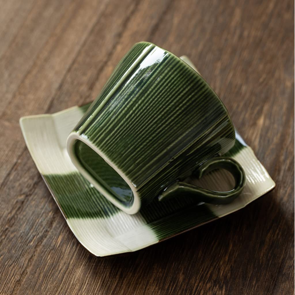 Tasse, Kaffeetasse, Teetasse, Kaffeetasse, Keramik, Keramik, Kaffeetasse, Teetasse und Untertasse, Set, Kaffeetasse, Teeset, Kaffeetassen for Kaffee, Milch, Tee, 200 ml/ 6,7 Unzen Teetassen, Kaffeetas