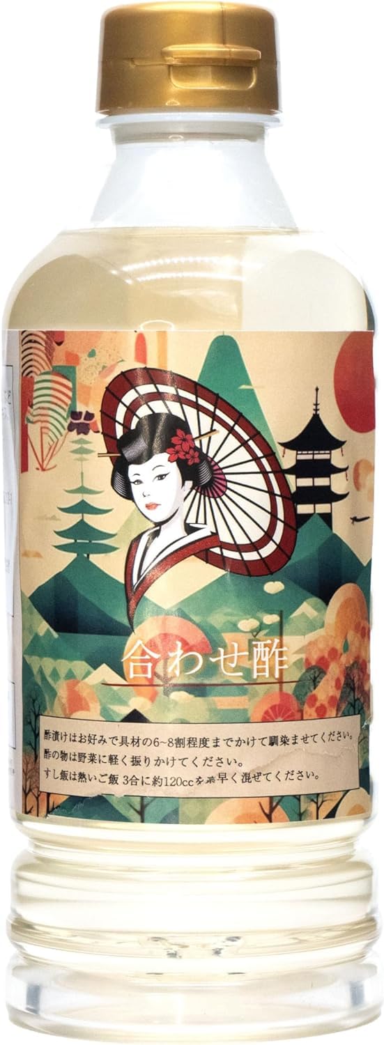 [Seasoned Already Mixed Sweet Rice Vinegar] Awase-Su from Fukuoka Kyushu Japan, traditionally made in pots, authentic, carefully selected rice, for salads, sushi rice, pickling, as a seasoning, and dressing Mukoh Matcha (500ml)
