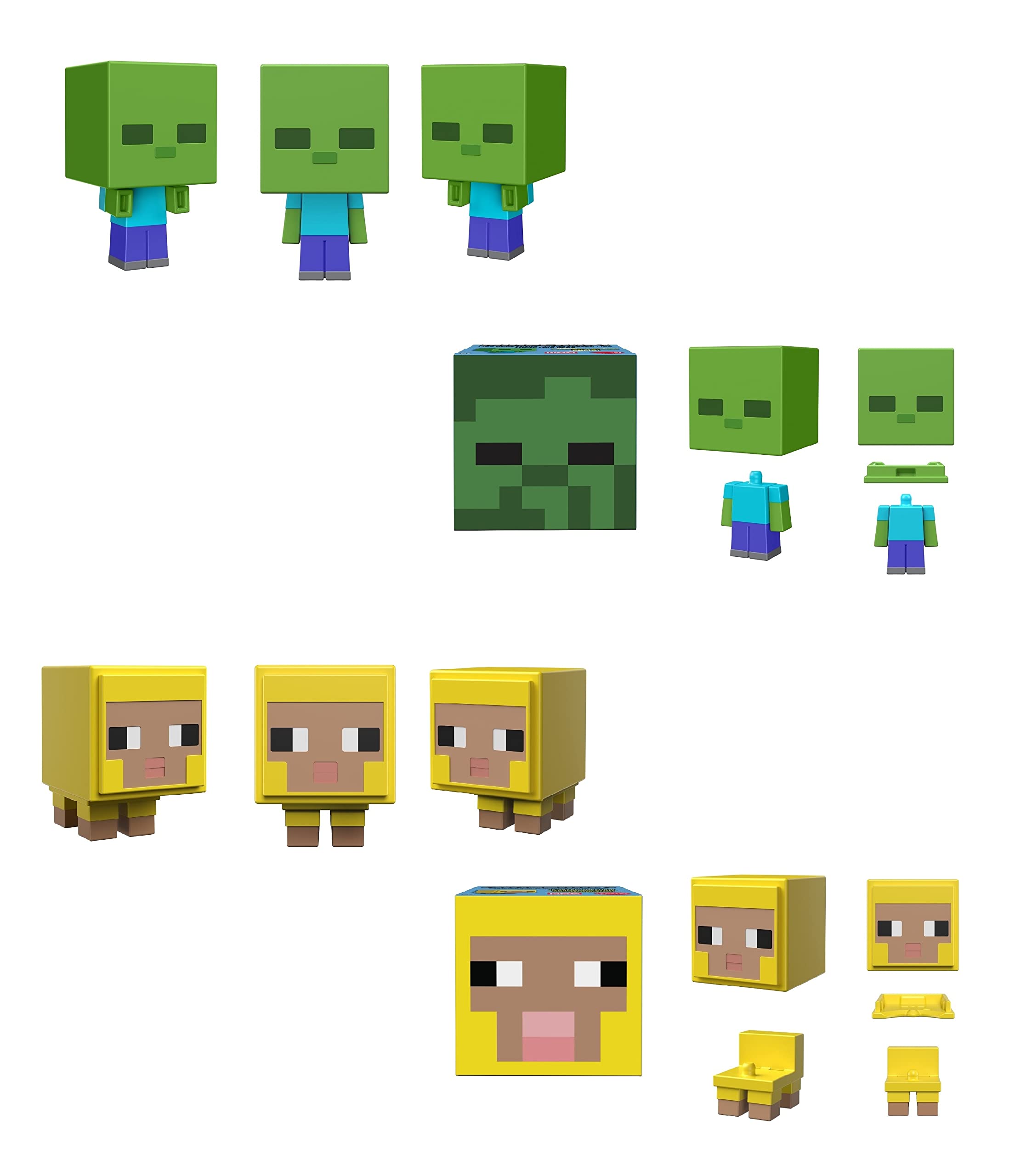 Amazon | マインクラフト(MINECRAFT) モブヘッド ミニフィギュア