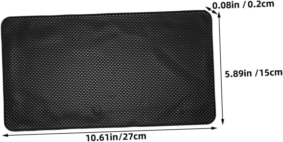 2Pcs Non Slip Dashboard Pads for Car Sticky Gripping Mats Car Ornament Decorative Non Slip Phone Pad Slip Car Dashboard Accessories Pattern Design