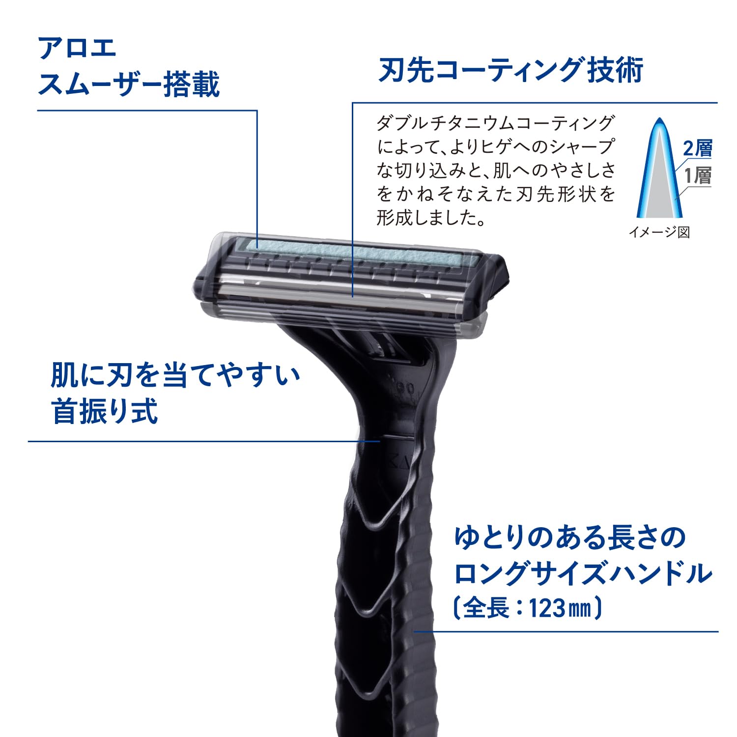 Amazon.co.jp: 貝印(Kai Corporation) KAI leaf2 20本入 2枚刃 大容量