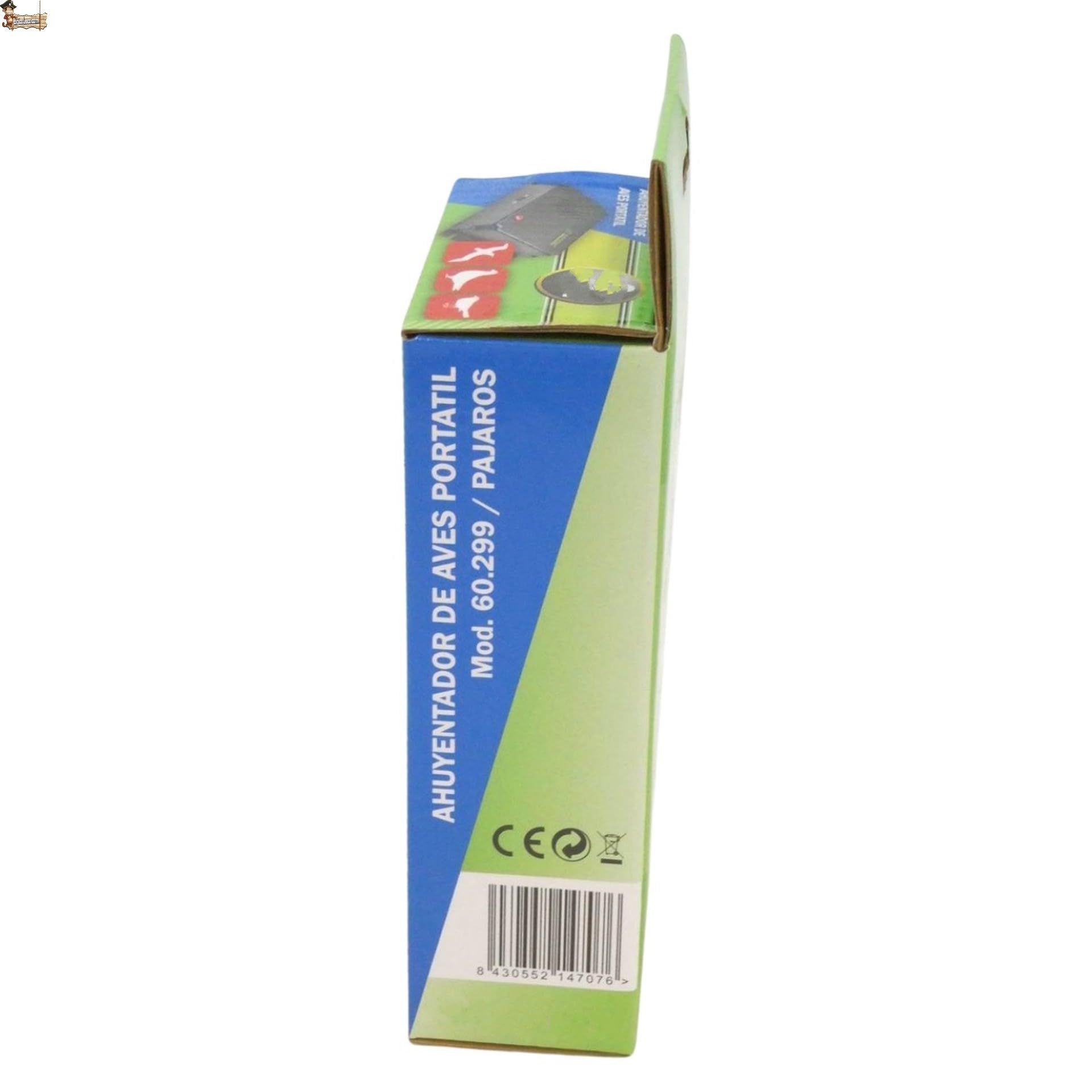 BricoLoco.com Ahuyentador espanta pájaros por ultrasonido. Pack 3x40 m2. Repelente Anti Palomas. Exterior o Interior. Más fácil Que Pinchos, más eficaz Que búhos. Pilas NO Incluidas (3, SIN Pilas)