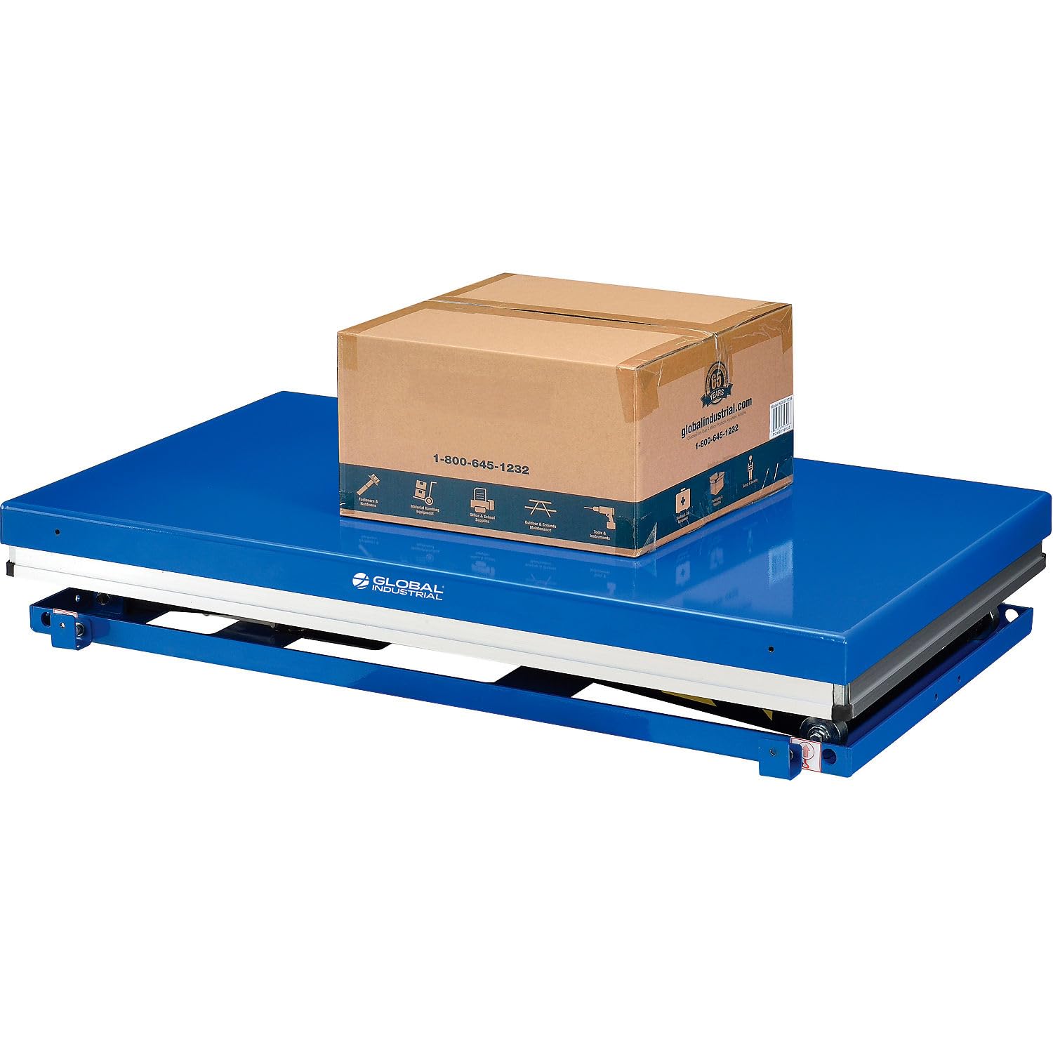 Global Industrial 2200 Lb. Capacity Power Scissor Lift Table with Hand Control, 48