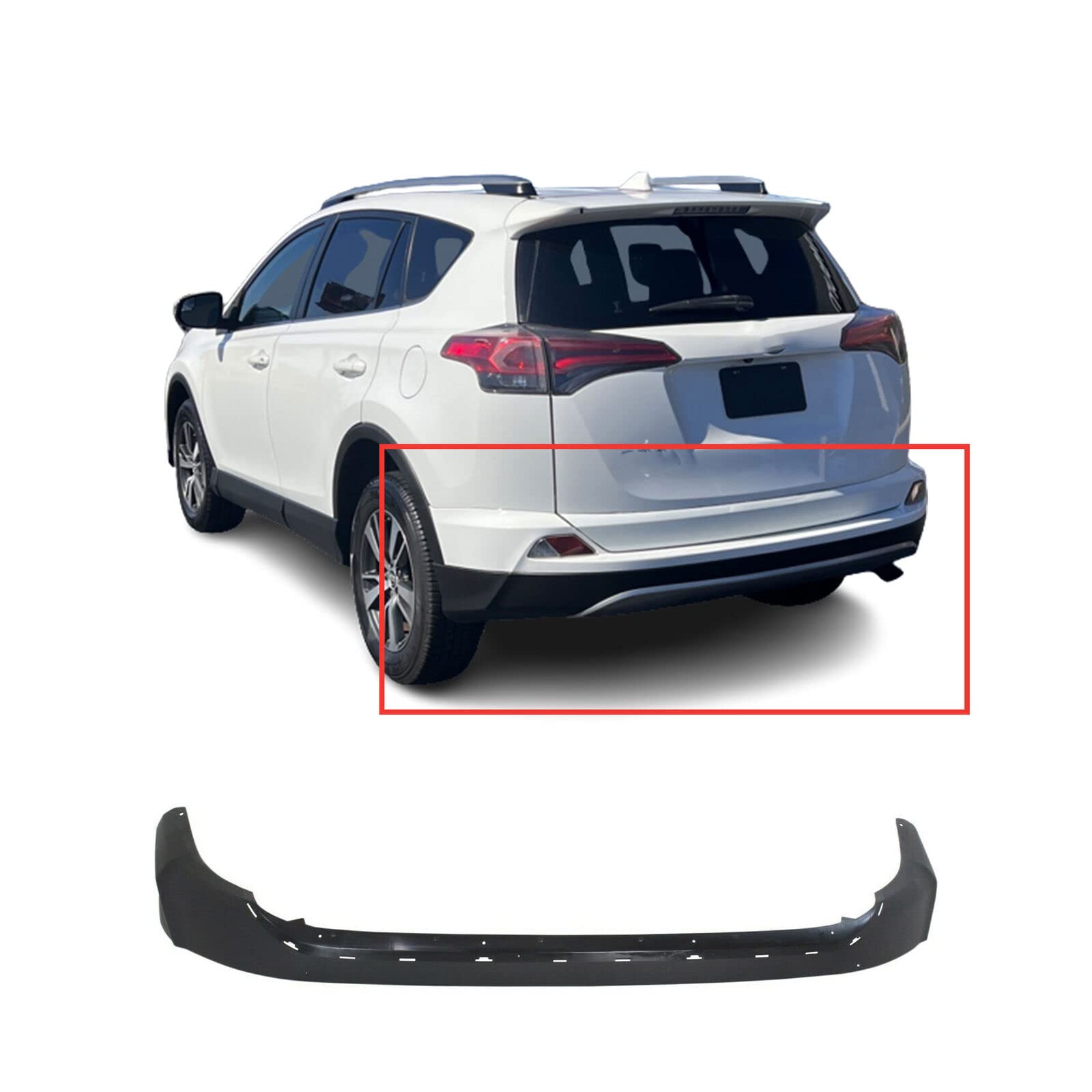 Amazon.com: LCSZTLU Rear Lower Bumper Cover Fits TO1115106 