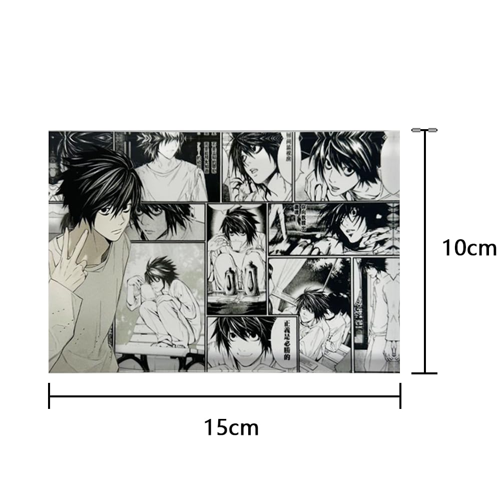 Xinnice Anime Light Yagami/L akrylowy kryształ blok kostkowy Amane/Ryuuku Merch akryl stojący model Light Yagami ornament na biurko dekoracja prezent