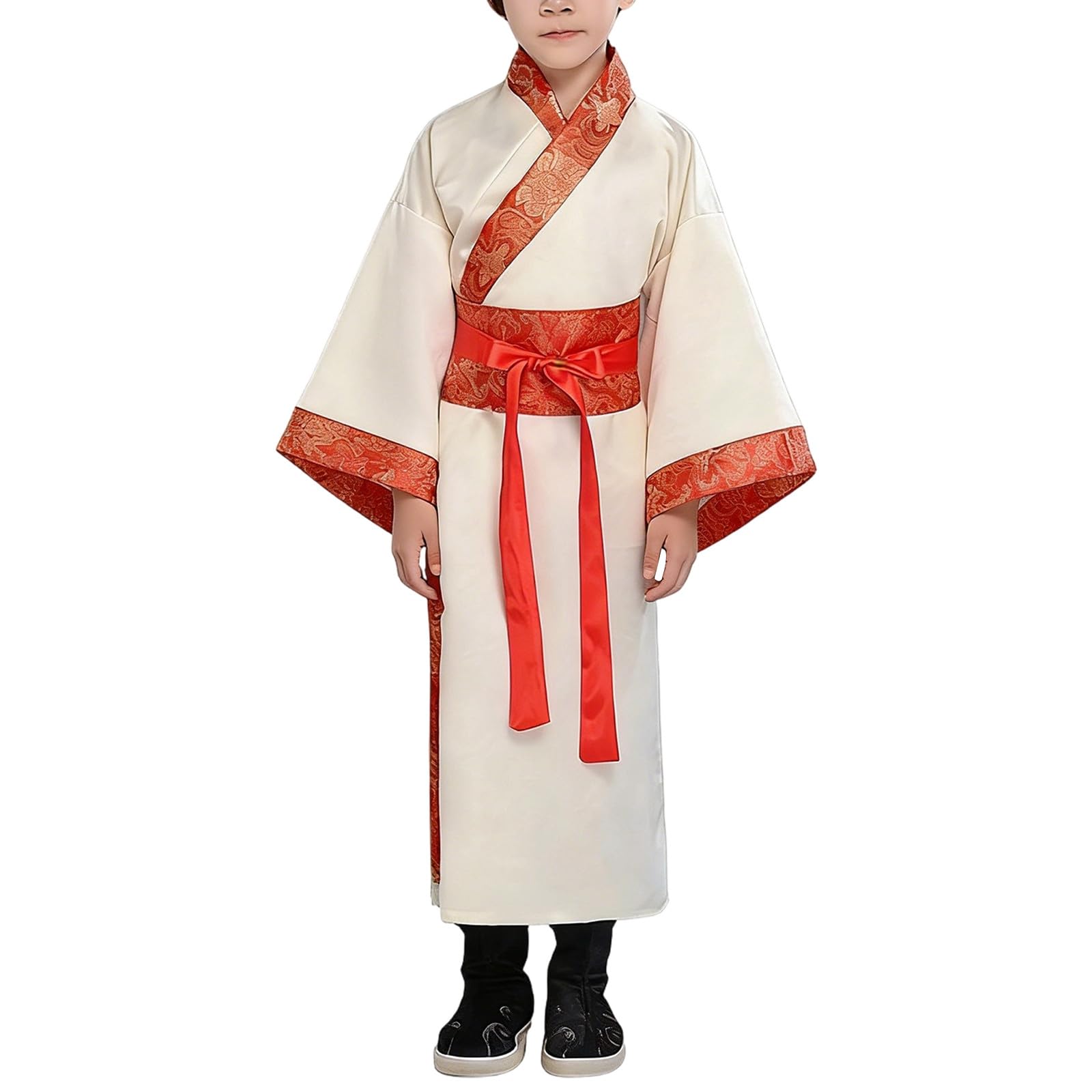 Robe traditionnelle chinoise de qualité premium pour déguisement et cosplay enfant - 6
