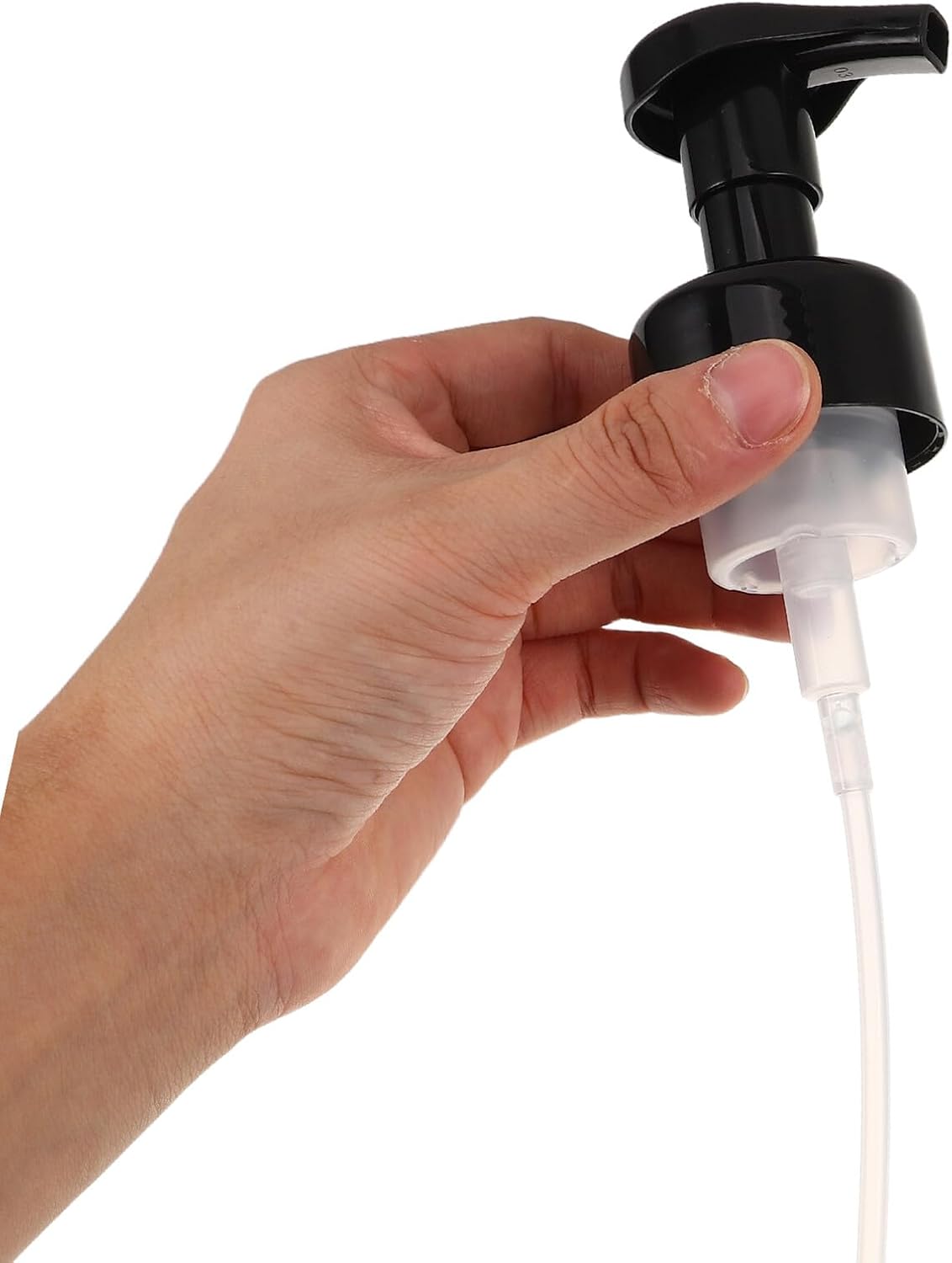 42mm Black Plastic Foam Pump Heads for Soap and Conditioner Bottles