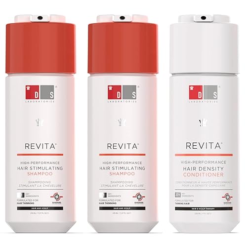 DS Laboratories Revita - Juego de champú y acondicionador, champú y acondicionador para engrosar el cabello para apoyar el crecimiento del cabello,