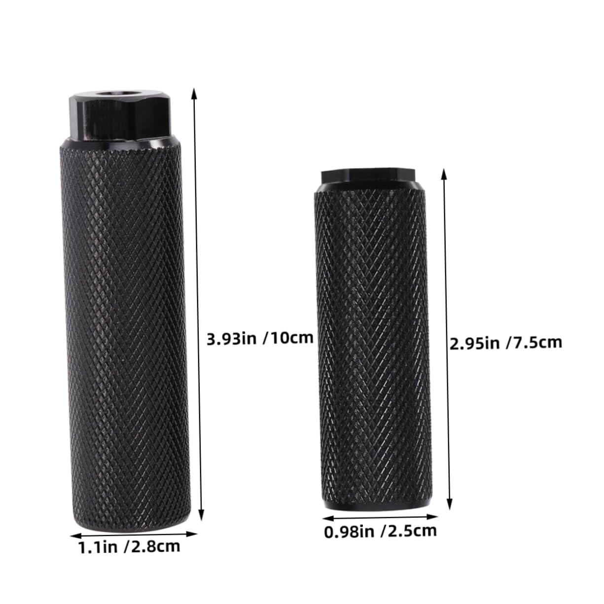 POPETPOP Mountain Bike Rear Foot Pegs Aluminum Bike Foot Pegs Cycling Accessories Safe Design