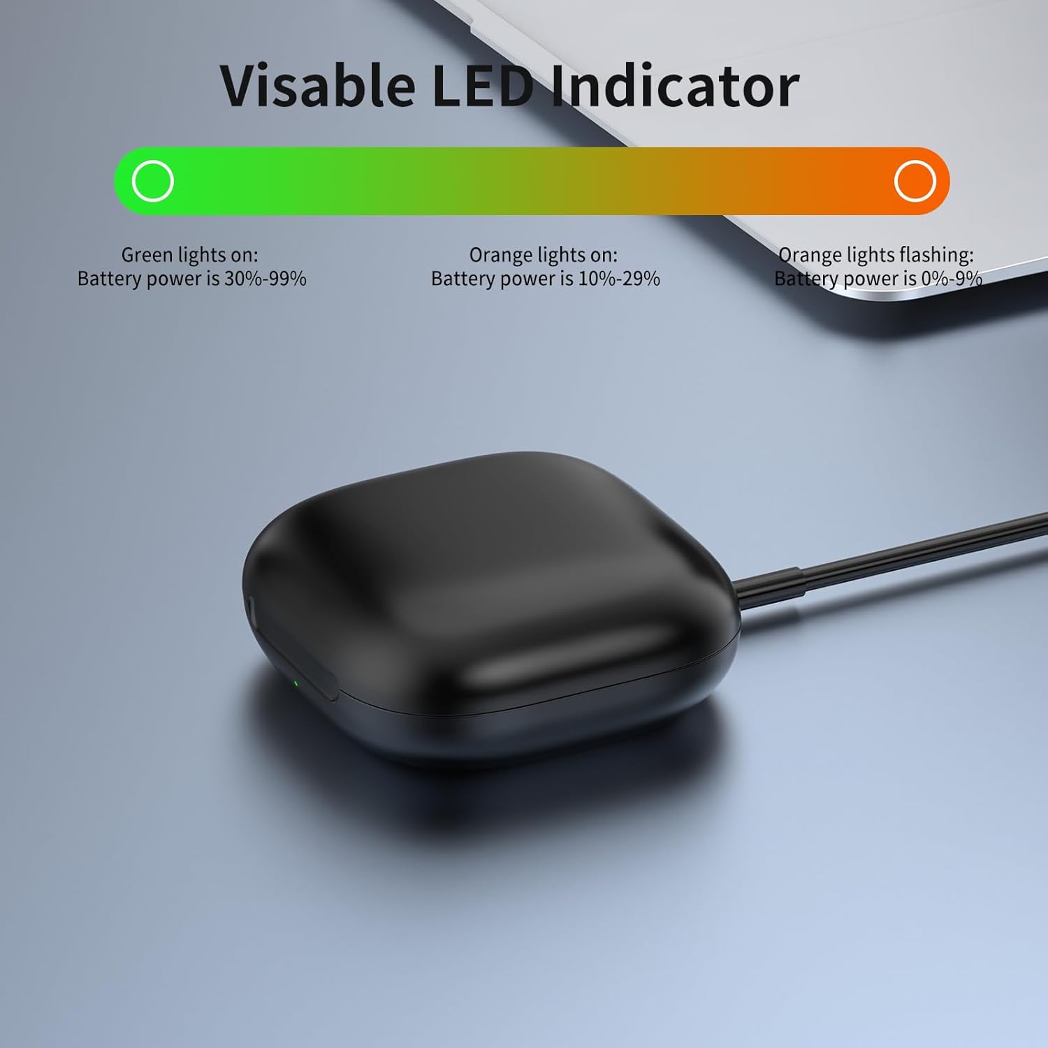 Charging Case Replacement for Beats Fit Pro, 700mAh Portable Charger with Bluetooth Pairing Sync Button (Earbuds Not Included) - Image 6